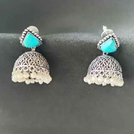 Naya German Silver Jhumka