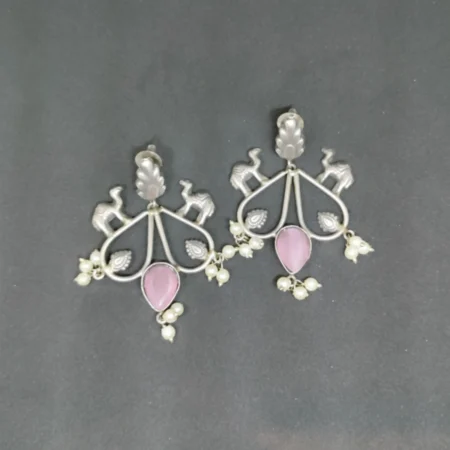 Fountain Pink Dangler Earring