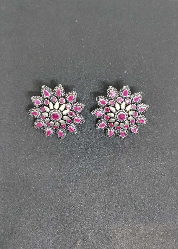 Naya Pink Floral Earring