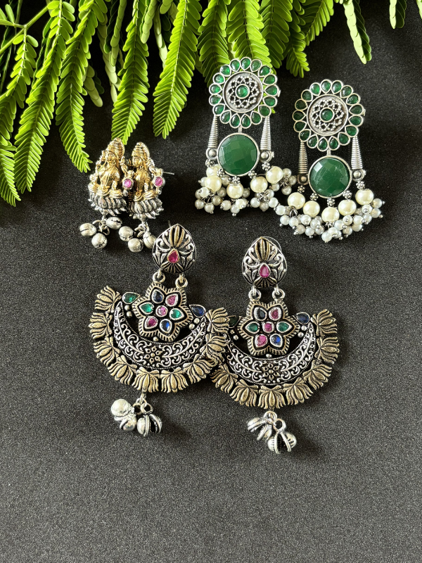 Naya Festive: 3 set Earrings