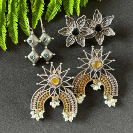 Naya Festive Bonanza: 3 Earrings