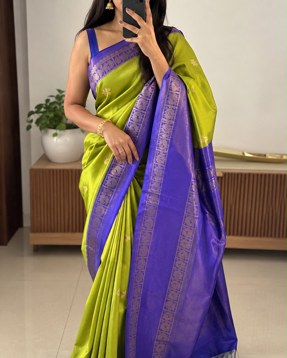 Semi South Silk Saree Description